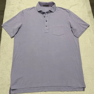 Greyson Poloshirt Herren Large hell lila Baumwolle Modal Stretch Golf Wolf Freizeit - Bild 1 von 7