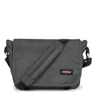 Eastpak Schultertasche JR, Black Denim (grau), 11,5L, Umhängetasche