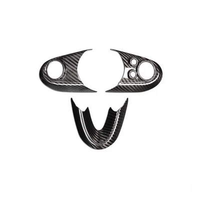 Dry Carbon Fiber Steering Wheel Cover Trim Set for Mini Cooper F54/55/56/57/60 — 第 1/4 张图片