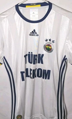 Camiseta de Fútbol S Fenerbahçe Spor Kulübü Auténtica Adidas Visitante Pequeña Climacool Foto 1 de 4