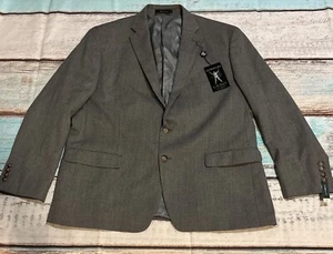 New Lauren Ralph Lauren Lancaster Men's Gray Ultraflex Wool Bled Blazer Size 46R - Picture 1 of 9