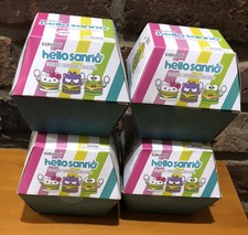 Kidrobot x Hello Sanrio Plush Burger Charm 2.5" Mystery Pack Sealed Packs Set  4
