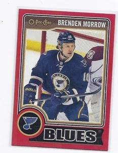 14-15 2014-15 O-PEE-CHEE BRENDEN MORROW RED PACK REDEMPTION 239 ST LOUIS BLUES - Picture 1 of 1
