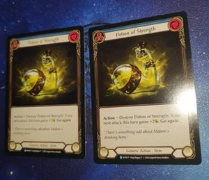 Flesh & Blood Welcome to Rathe unlimited 2 x Rare POTION OF STRENGTH NM (Blue) - Bild 1 von 1
