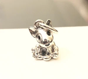 Pandora Bull Terrier Puppy, Pet Dog Dangle Charm #798010EN16 +FREE Gift Box +Tag - Picture 1 of 7