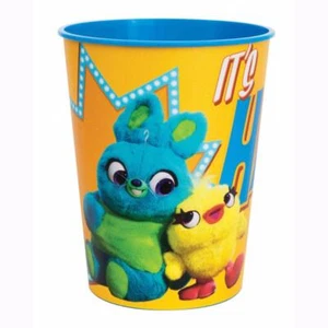 Toy Story 4 Recuerdo Estadio Taza Cumpleaños Fiesta Vajilla Ducky Bunny 16 OZ Nuevo - Imagen 1 de 1