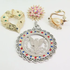 4 pines vintage 4 reparaciones como está American Eagle corazón cisne estallido estelar como está - Imagen 1 de 5
