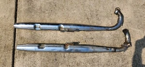 Suzuki T20 X6 Hustler Exhaust Pipes Mufflers Headers Pair - Picture 1 of 4