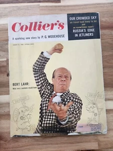 Collier's Magazine August 31, 1956 Issue Bert Lahr, P G Wodehouse - Picture 1 of 9