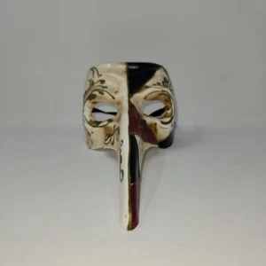 Máscara de mascarada Venezia pintada a mano Plague Doctor Italia Mardi Gras - Imagen 1 de 4