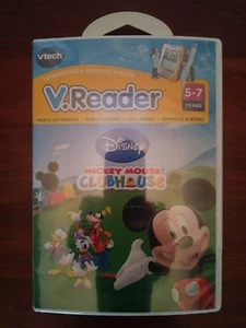 Vtech V.Reader Software Cartridge Mickey Mouse Clubhouse Disney - Picture 1 of 2