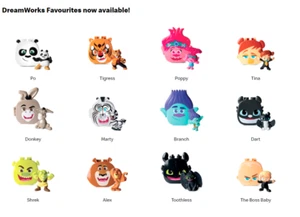 McDonald's Happy Meal Toy 2022 DreamWorks Favourites All-Stars Collection- Pick - Picture 1 of 16