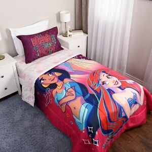 Princess Jasmin, Rapunzel, Ariel Kids Bedding Sheet Set Twin Bed in Bag 4Pcs Set