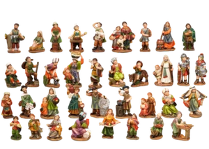 Set 36 Krippenfiguren, 7 cm aus Resin by Paben Religiöse Gegenstände - Bild 1 von 1