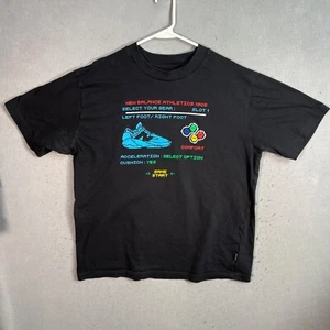 New Balance Athletics 1906 Graphic Black T-Shirt XL Cotton Athletic Mens - Picture 1 of 8
