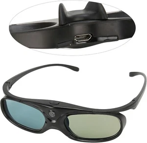 3D Glasses DLP Link 3D Glasses Rechargeable Active Shutter Eyewear 3D DLP - Picture 1 of 7