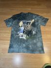 The Mountain T-Shirt Mens Moose Nature Water Graphic Tie Dye 2018 Large