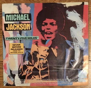 Michael Jackson Twenty Five Miles 45~Motown~Unplayed Vinyl~EX/EX - Picture 1 of 4