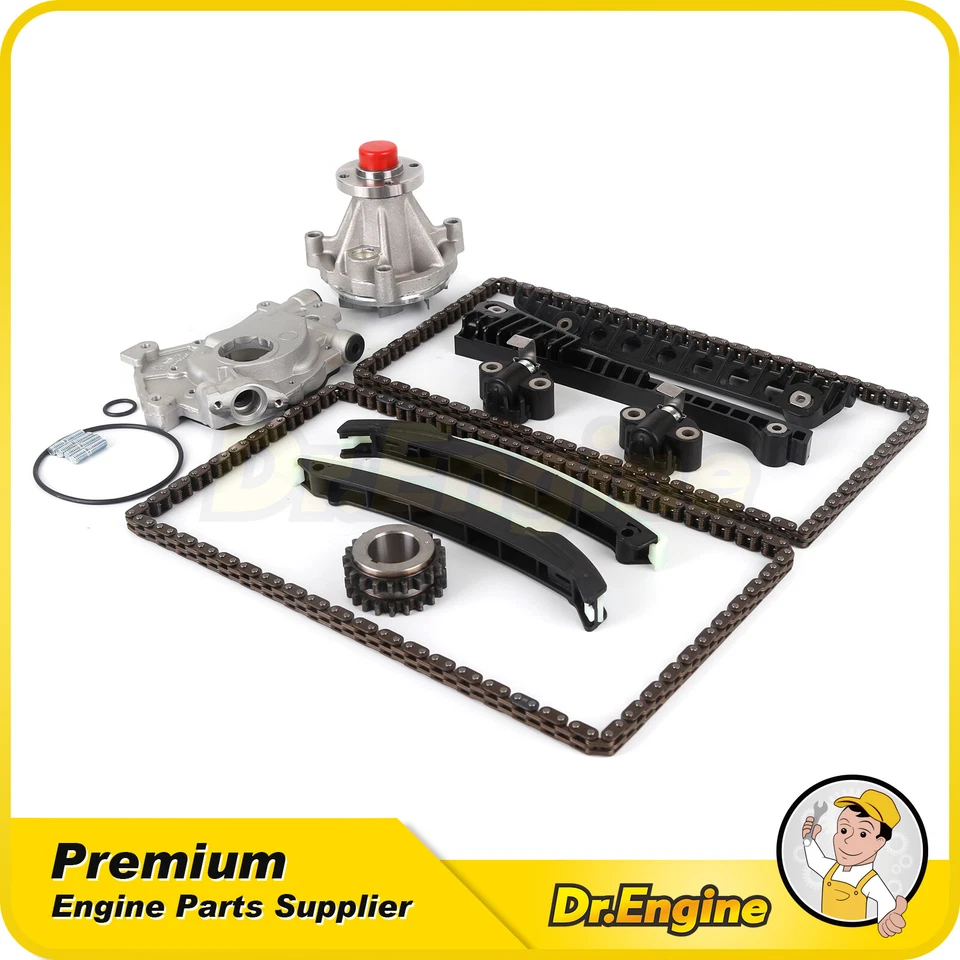 Kit de cadena de distribución bomba de agua de aceite compatible con Ford F150 F-250 F-350 Expedition 2002 5,4 L Foto 1 de 4