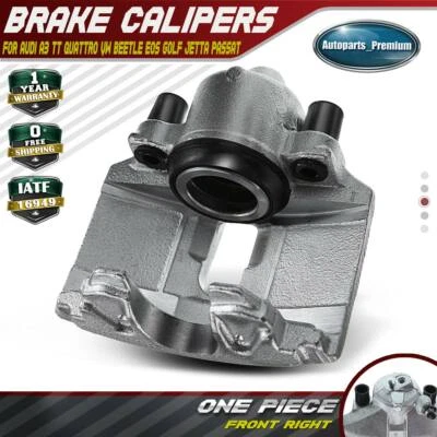 Pinza de freno delantera derecha para Audi A3 A1 TT Volkswagen Beetle Golf Jetta Rabbit Foto 1 de 4