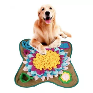 Dog Nose Smell Training Snuffle Mat Pet Sniffing Slow Feeding Pad 50*50cm - Bild 1 von 10