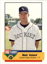 1994 Central Valley Rockies Fleer/ProCards #3204 Mark Voisard