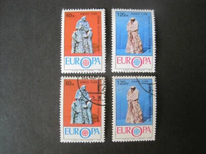 Turco-Chipre Europa Cept MiNr. 27-28 MNH** y matasellado (AE 010) - Imagen 1 de 1