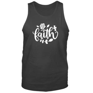 Camiseta sin mangas Fe Cristiana Religiosa Dios Biblia Iglesia Jesucristo - Imagen 1 de 8