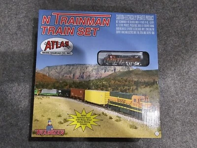 Atlas N Trainman Train Set BNSF Mixed Freight Train #2108 - Image 1 of 4