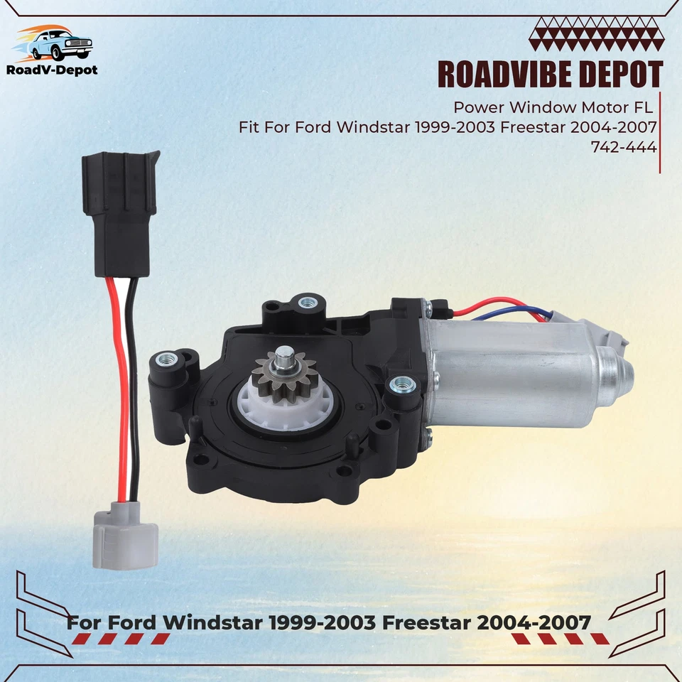 For Ford Windstar Freestar 2004-2007 Window Motor Front Left Driver Side 742-444 Foto 1 de 4
