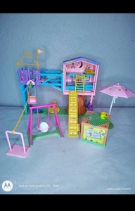 CLUBHOUSE Barbie's Sister Kelly Secrets Spielhaus Baumhaus Mattel 2001 Vintage - Bild 1 von 4