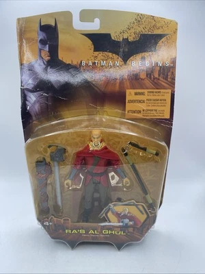 Batman Begins ~RA'S AL GHUL~ 6" ¡Figura de acción con accesorios! (2005) CAJA DAÑADA Foto 1 de 4