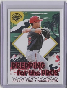2024 Panini Prospect Edition Preparazione per i Pro Rosso #23 Seaver King 116/199 - Foto 1 di 2