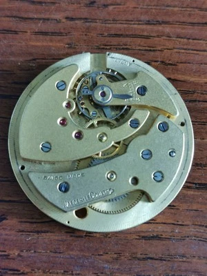 Jaeger LeCoultre 467/2 Military Pocket Watch Movement for Repair / Parts #N497 - Image 1 of 4
