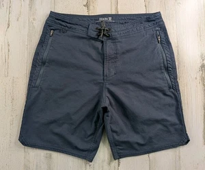 Roark Shorts Mens 30 Layover 2 Dark Blue 8" Inseam Drawstring - Picture 1 of 15