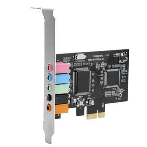 Pcie 5.1 Channel Sound Card 6 Channel Card CMI8738 Chip With CD Accesso FY - Afbeelding 1 van 15