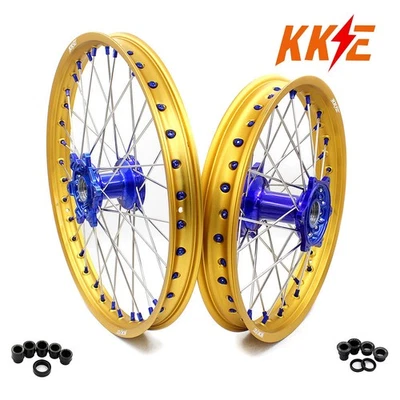 Ruedas KKE 21/18 CAST Enduro para YAMAHA YZ250F YZ450F YZ125/250 YZ250X Dorado Foto 1 de 4