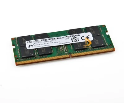 Micron 8GB 2Rx8 PC4-2133P DDR4 17000Mhz 260Pin SODIMM Laptop Memory Non Ecc* - Image 1 of 4