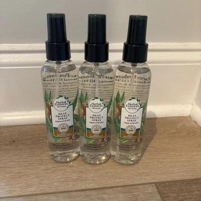 NEW--LOT OF 3-Herbal Essences HEAT PROTECT SPRAY  Argan Oil & Aloe 5.7oz - Image 1 of 3