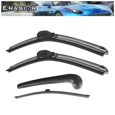 Erasior Front and Rear Wiper Blade and Arm Fit for Audi A3 2013-2012,4PCS - Image 1 of 4