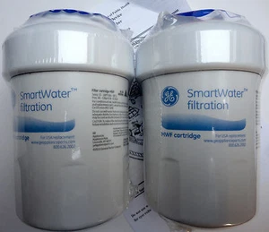 2 x ge mwf hwf smartwater water filters for hotpoint refrigerator fridge freezer - Picture 1 of 7