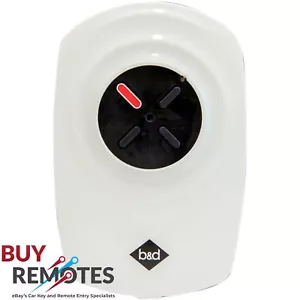 B&D WTB-8 TriTran+ Enhanced Genuine White Garage Door Remote BnD Control 100512 - Picture 1 of 14