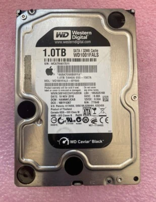 WD Caviar Black 1.0TB SATA 32MB WD1001FALS WD1001FALS-40Y6A0 7200RPM Desktop HDD - Image 1 of 2