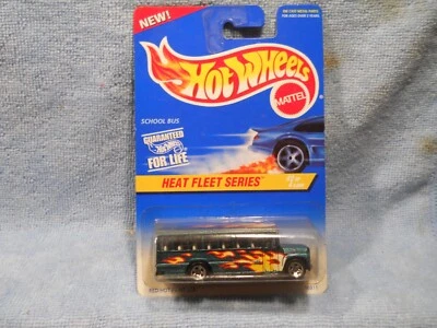 Autobús escolar Hot Wheels #538 Heat Fleet 1996 serie 2 de 4 Foto 1 de 2