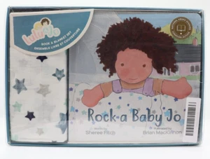 Lulujo Buch und Decke Geschenkset Rock A Baby Jo - Bild 1 von 7