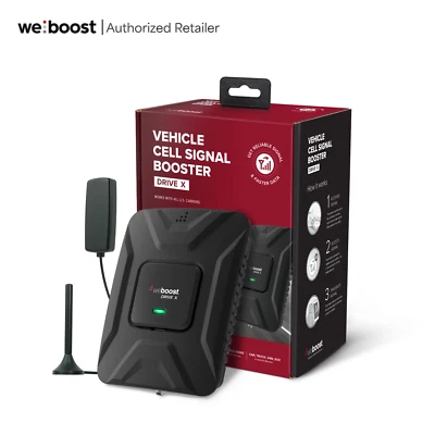 weBoost Drive X Cell Phone Signal Booster Kit For Cars Trucks SUVs (475021) - Image 1 of 4