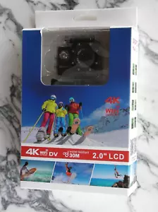 Motion Pro Vision BLACK 120º 4k Action Camera 8MP Native WiFi go sports surf ski - Picture 1 of 4