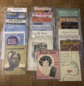 Vintage Noten Lot-20 - Bild 1 von 3