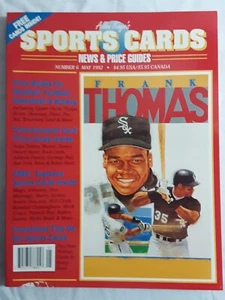 Allan Kaye's Sports Cards mag #6 May 1992 NEW Jose Canseco Frank Thomas rare - Picture 1 of 8
