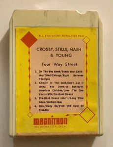 CSNY Crosby Stills Nash & Young - Four Way Street - Magnitron 8-Track Tape 1971 - Picture 1 of 4